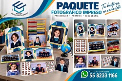 Paquetes fotográficos preescolar, primaria y secundaria